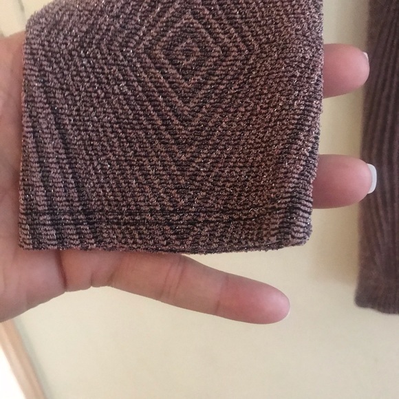 FOREVER 21 Plunge Bodycon Dress Patterned Sz M - Picture 7 of 9